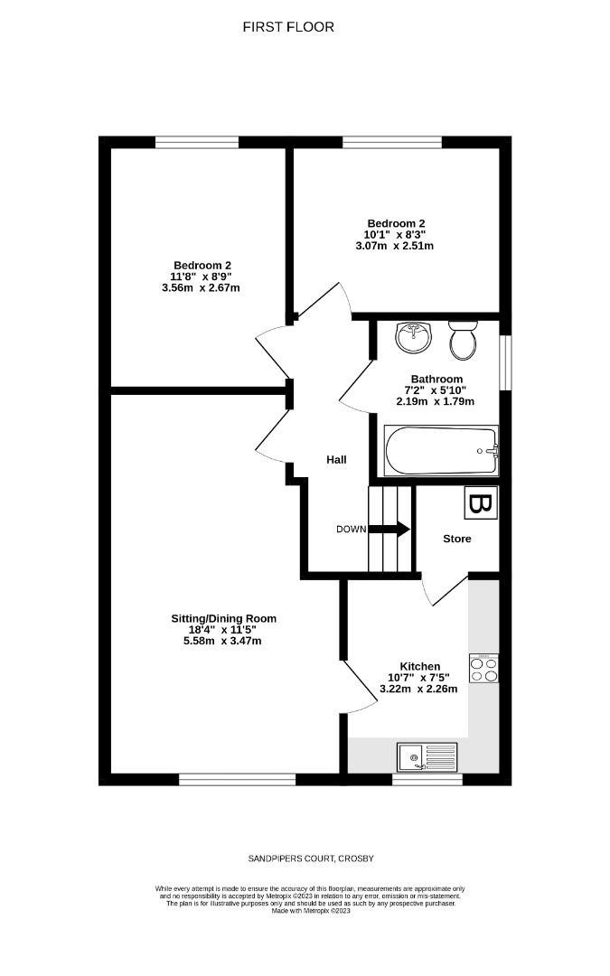 Property details for Bridge Road, Crosby, Liverpool Asking price £